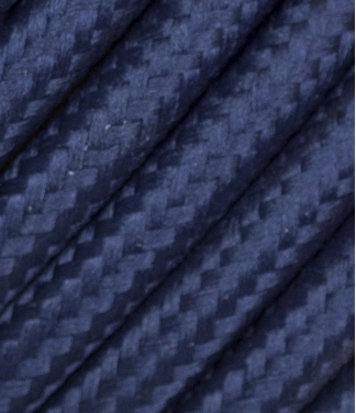 Tekstiilkaabel 2x0,75 mm², tumesinine