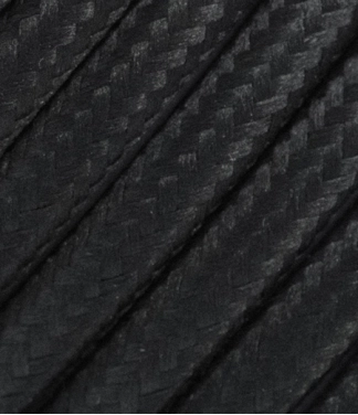 Kolmesooneline must tekstiilkaabel 3x1,5 mm²