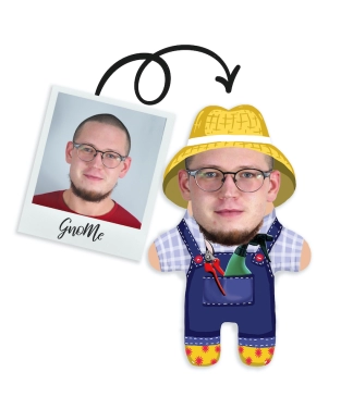 Isikupärastatud näopildiga padi Gnome GNM28