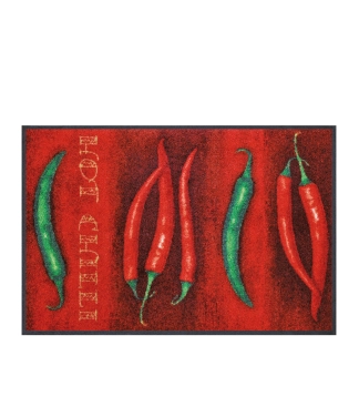 Raudonas durų kilimėlis ho chilli