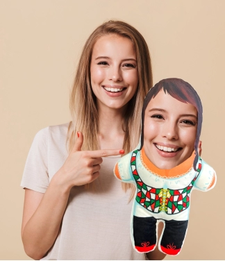 Isikupärastatud näopildiga padi Gnome GNM41