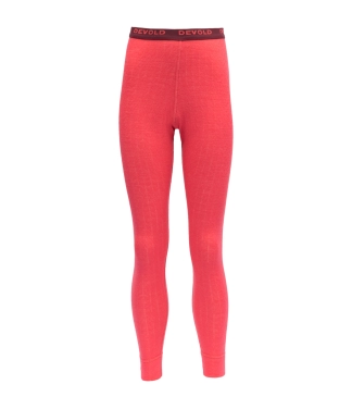 Laste merinovillased termopüksid Devold Duo Active Poppy