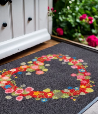 Uksematt Kleen-Tex Wash+Dry Floral Romance