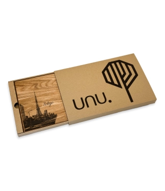 Puidust lõikelaud Tokyo ja kinkekarp