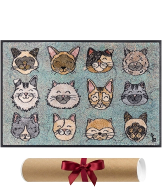 Uksematt Kleen-Tex Wash+Dry Love Cats