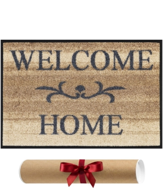 Kilimėlis Welcome Home kaip dovana įkurtuvių proga