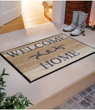 Ukselävel asuv pestav vaip Welcome Home