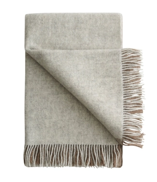 Villane pleed Scandimama Light Grey Camel 5208