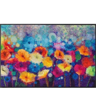 Durų kilimėlis su spalvotomis gėlėmis Flowerlover