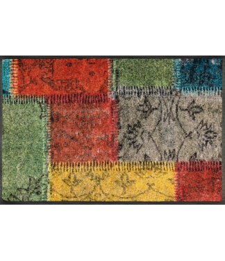 Kirju uksematt Vintage Patches