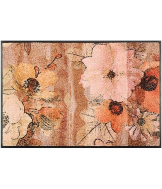 Uksematt lilledega Retro Roses
