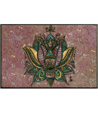 Uksematt lootoseõiega Lotus Blossom