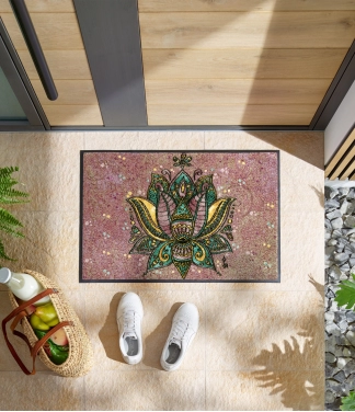 Pestav uksematt Lotus Blossom