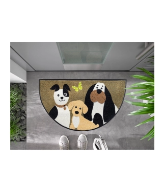 Stiilne uksematt Round Dog Trio