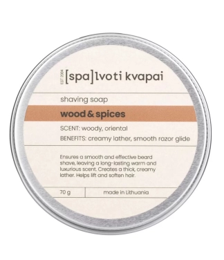skutimosi muilas wood spices