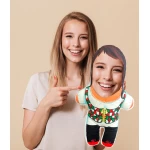Isikupärastatud näopildiga padi Gnome GNM41