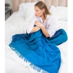 Meriinovillane pleed Scandimama Deep Ocean Blue 5307 2