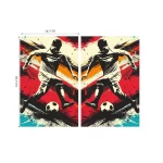 dieninės vaikiškos užuolaidos futbolininkas 1