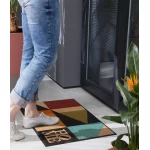 Uksematt Kleen-Tex Wash+Dry Retro Shapes 1