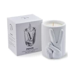 Lõhnav sojavahast küünal CandleHand Jar Peace