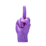 Käsitsi valmistatud küünal F*ck You Purple 3