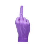 Käsitsi valmistatud küünal F*ck You Purple 2