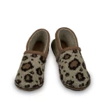 leopardinės vilnonės šlepetės 1