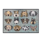 Uksematt kutsikatega Love dogs