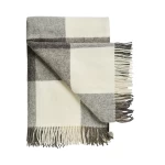 Villane pleed Scandimama Grey White 0101 1