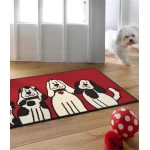 Stiilne uksematt kodusesse majapidamisse Three Dogs 1