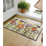 Pestav uksematt Friendly FlowersStiilne ukseesmatas geeliga Friendly Flowers 1