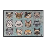 Vaip kassidega maja ukse juures Love Cats 1