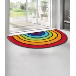 Kirju uksematt koju Round Rainbow 1