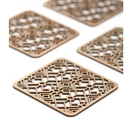 Stiilsed puidust alused Nordic Shore mustriga 1