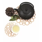 Stiilne suur puidust alus Bubble Dance 25-O13 1