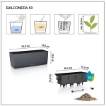 Lillekast Lechuza Balconera Cottage Black 3