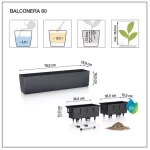 Lillekast Lechuza Balconera Cottage Black 4