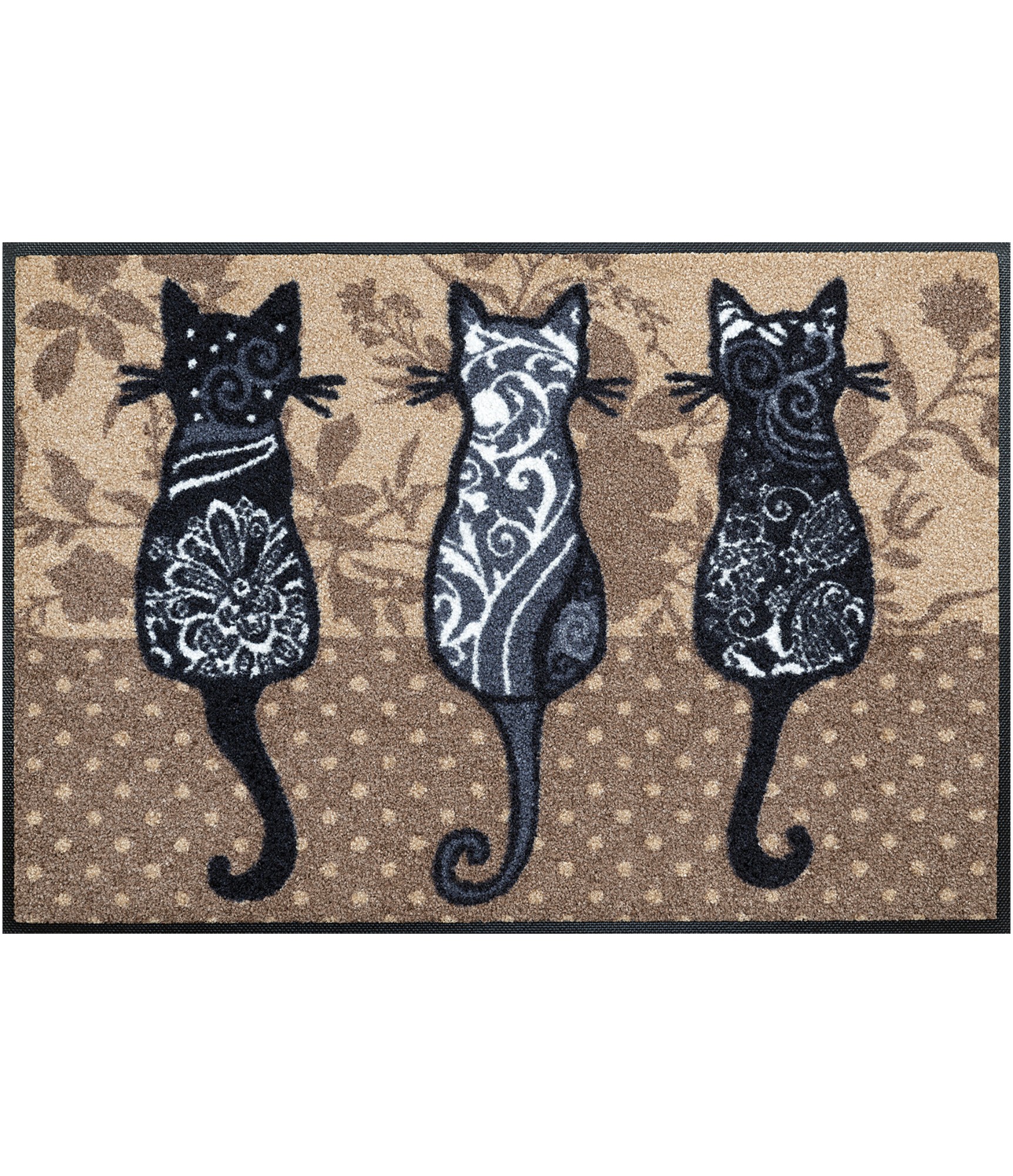 Uksematt Kleen-Tex Wash+Dry Katzenbande
