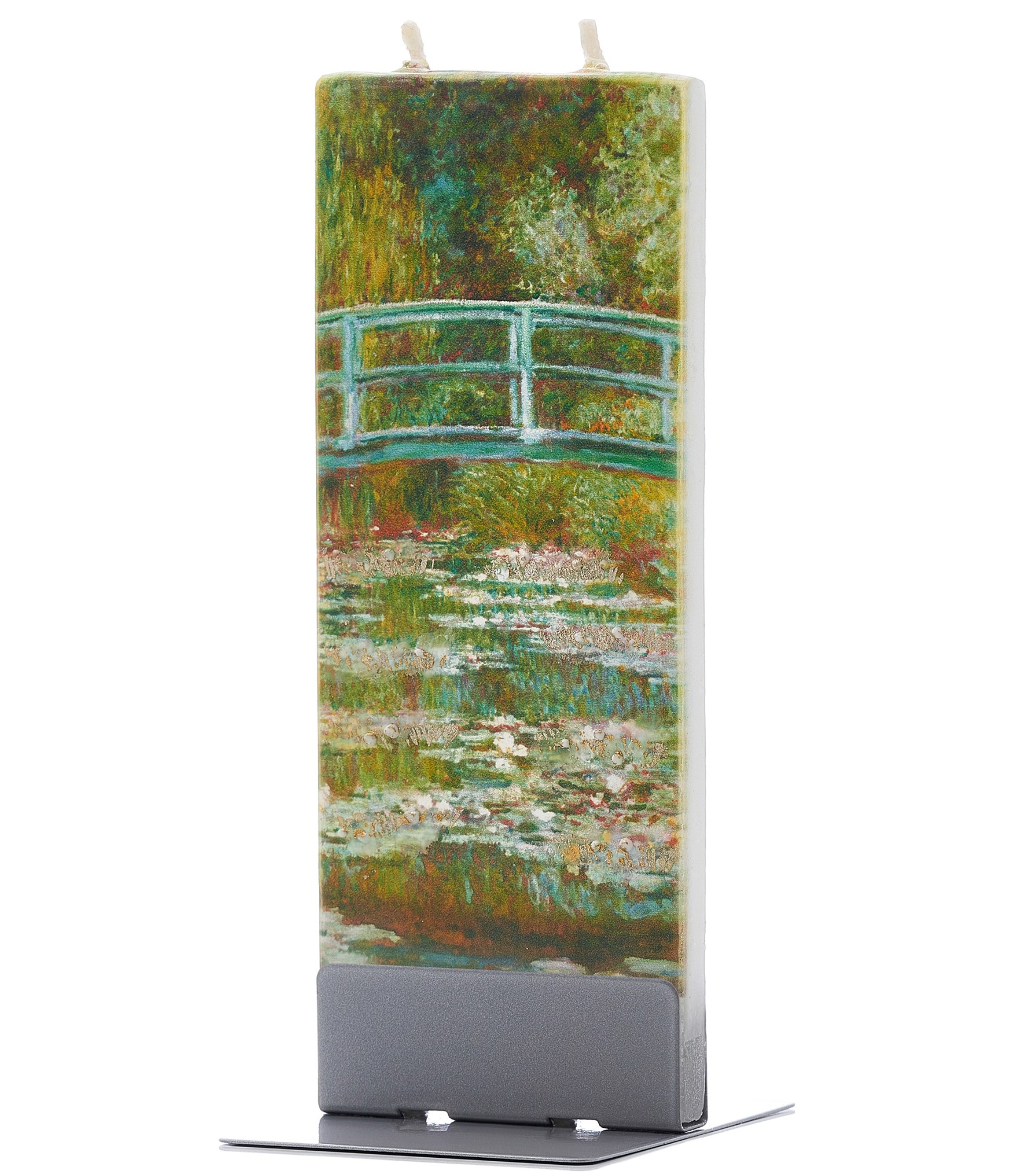 rankų darbo žvakė claude monet
