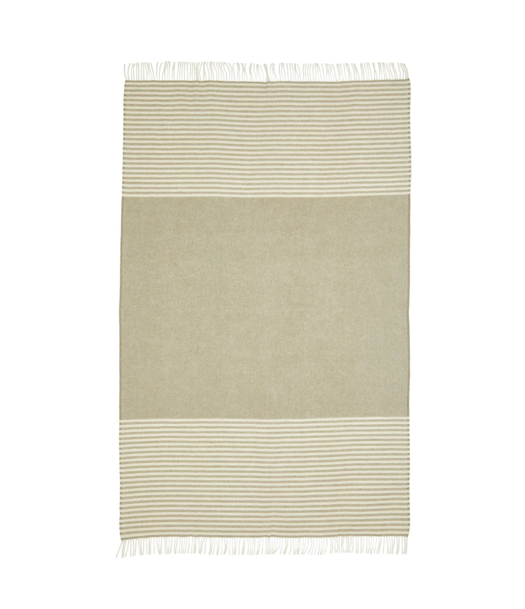 Triipudega roheline villane pleed Scandimama Light green 871