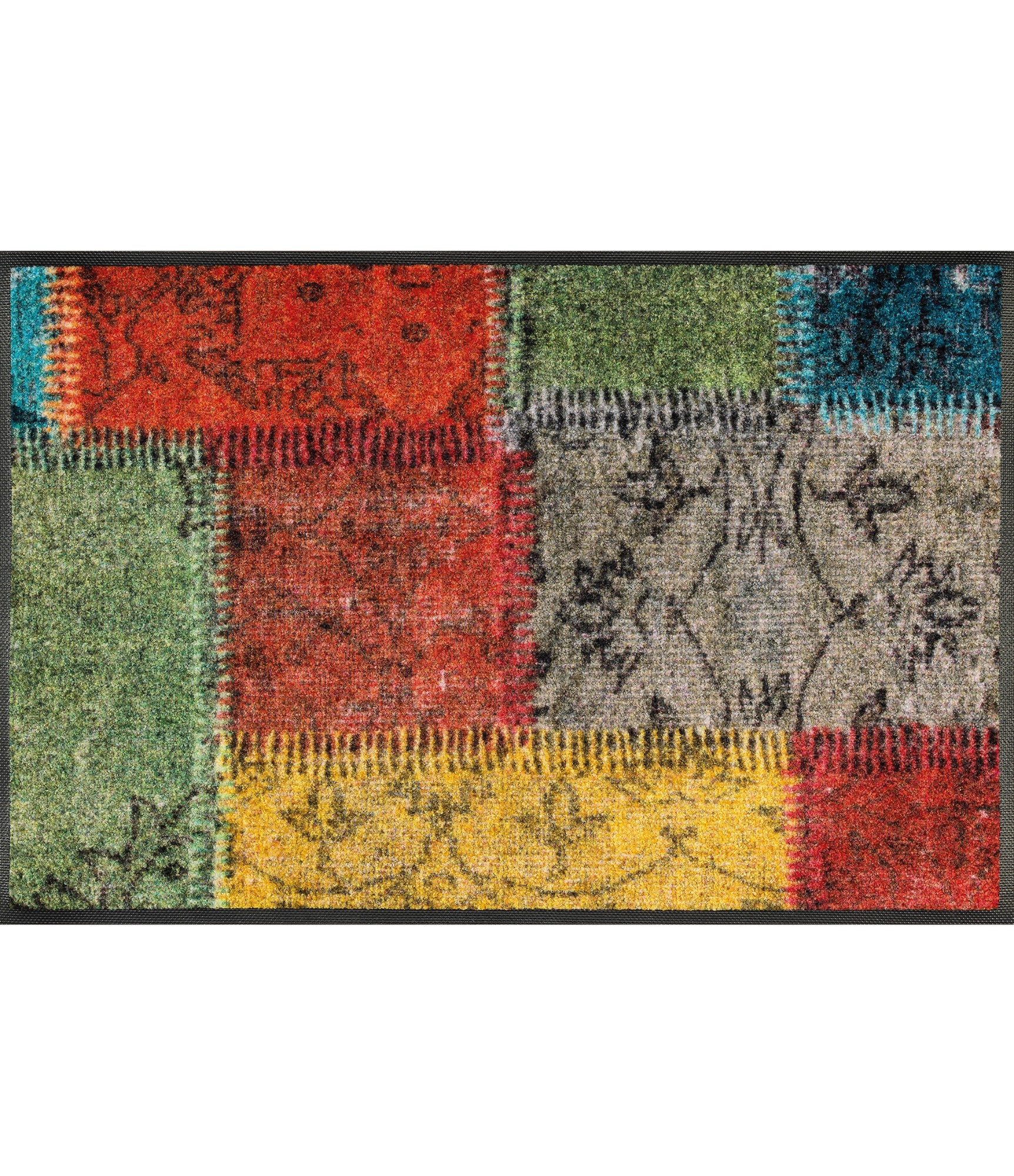 Kirju uksematt Vintage Patches