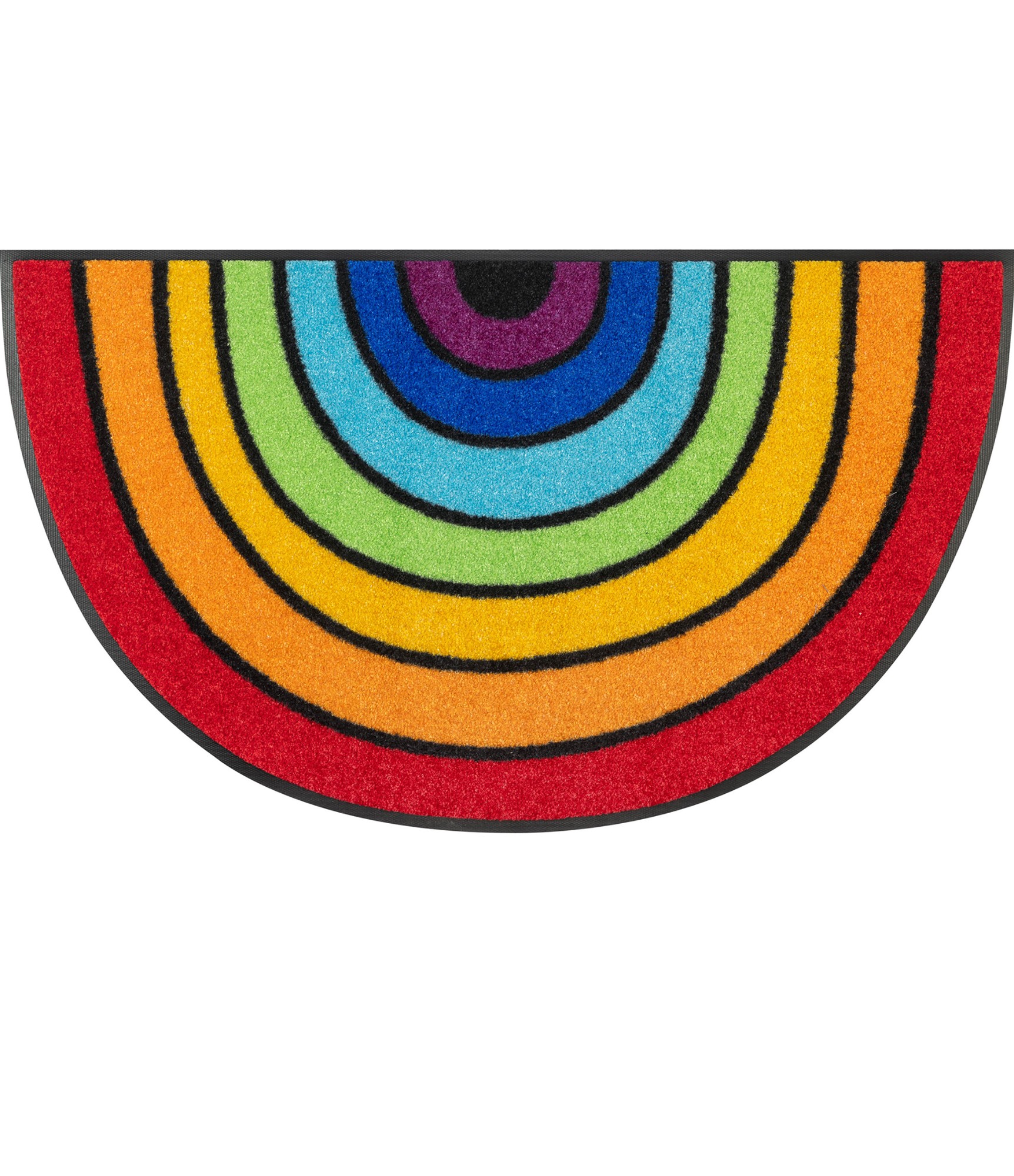 Vikerkaarevärviline uksematt Round Rainbow