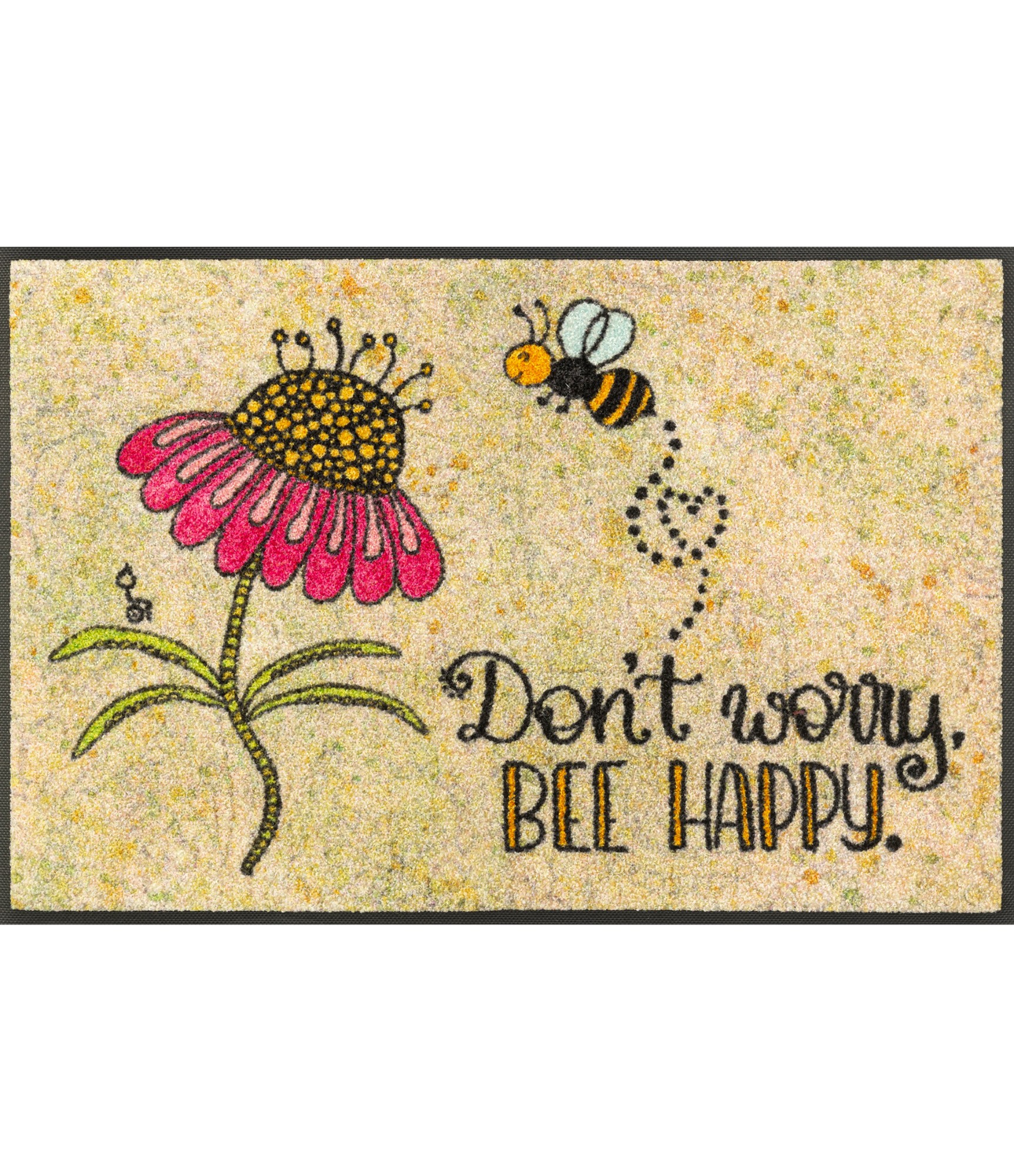 Lillega uksematt Don't worry Be Happy