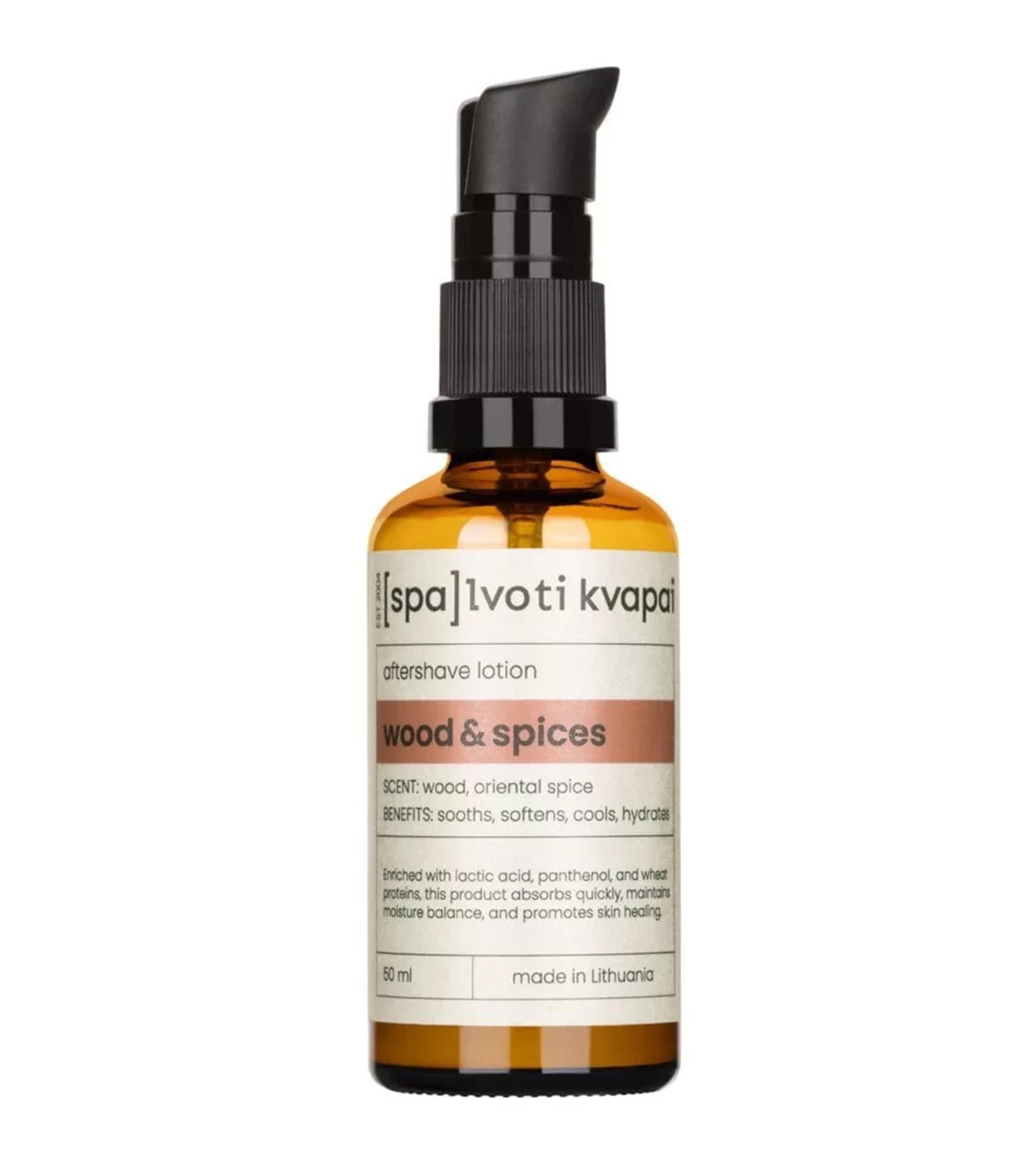 losjonas po skutimosi wood spices